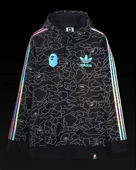 bape x adidas tech hoodie